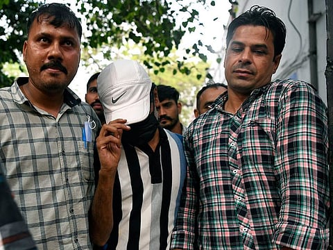 AltNews co-founder Mohammad Zubair being produced before Patiala House court in a case related to an alleged objectionable tweet, in New Delhi.