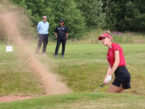 Another solid round by Dubnai based Chiara Noja in her second round today in Scotland on the LETAS.