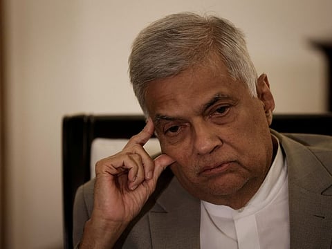 Ranil Wickremesinghe in a file photo.
