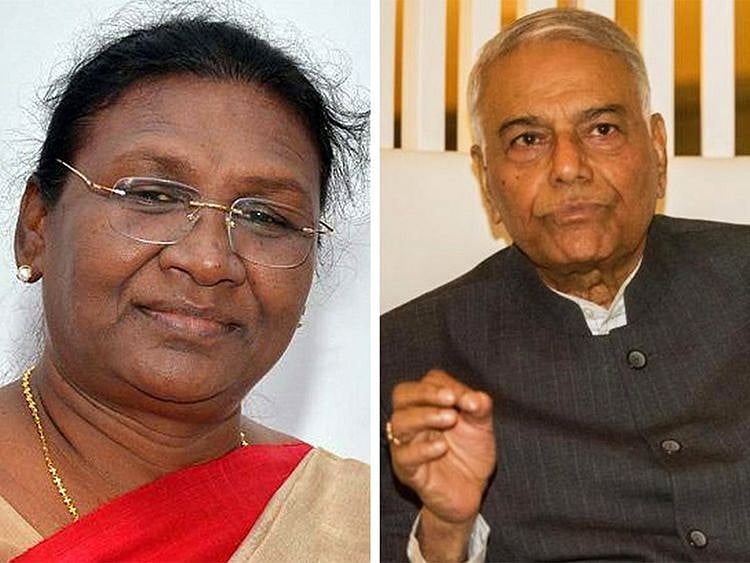 Droupadi Murmu Yashwant Sinha