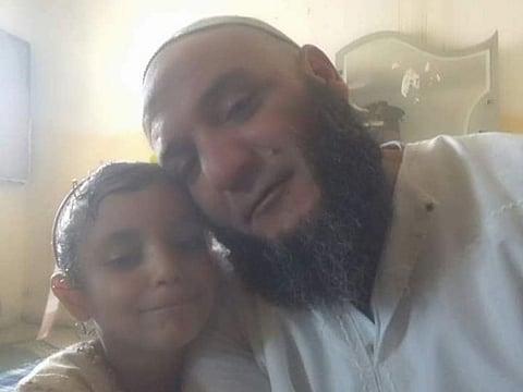 Man and his granddaughter who were killed by the Palestinian.