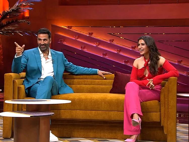 Akshay Kumar and Samantha Prabhu 