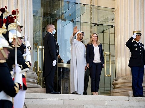 UAE President meets with President of the National Assembly of France Yaël Braun-Pivet 