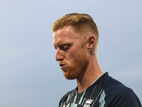 England's Ben Stokes reacts as he leaves the pitch after losing with his team at the end of the first One Day International (ODI) cricket match between England and South Africa at the Riverside cricket ground in Durham, north-east England on July 19, 2022. 