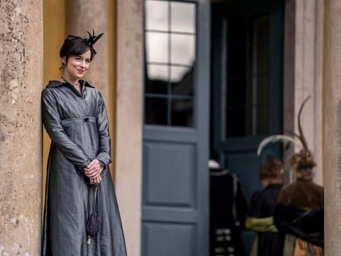 Dakota Johnson in a scene from 'Persuasion' 