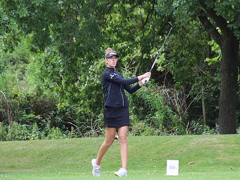 Chiara Noja admitted of fatigue and said that it could be just about 'survival' this week at the Santander Golf Tour Malaga.