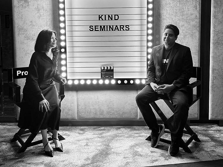 Filmmaker-screenwriter Jumana Radi and writer-director Mohammed Mamdouh 