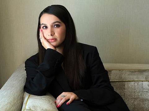 Hannah Marks, director of the film "Don't Make Me Go," poses for a portrait at the London Hotel on Wednesday, June 29, 2022, in West Hollywood, Calif.