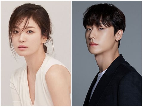 Korean actors Song Hye-kyo and Lee Do-hyun