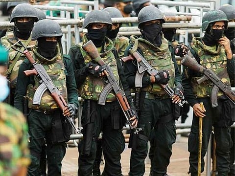 Video: Protest camp raided by Sri Lankan security forces