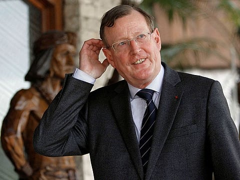 David Trimble, a 1998 Nobel Peace Prize winner for his contribution to the Northern Ireland Peace Process.