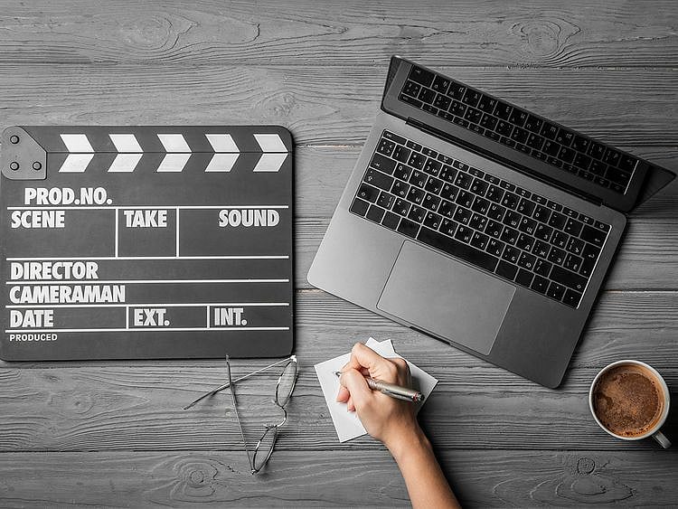 An illustrative picture of scriptwriting