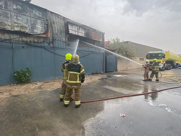 Dubai timber warehouse fire in Ras Al Khor 2 on Jul 26