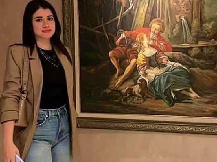 Egyptian university student Naira Ashraf in an undated photo. 