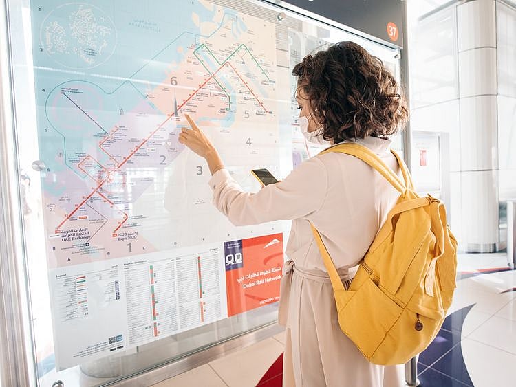public transport RTA map