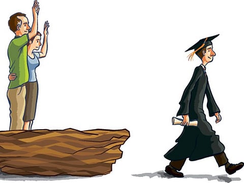 The term empty nest syndrome, which flares up around university admissions time each year, was first coined in 1914 by American author and activist Dorothy Canfield.