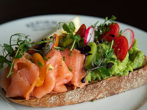 Watch how to make smoked salmon and avocado
