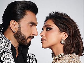 Look: Deepika Padukone and Ranveer Singh dazzle in Manish Malhotra's designs