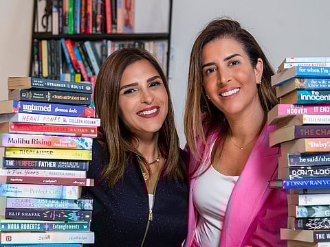 Farah Al Alami (left) and Deema Al Alami said the pandemic made us all think about how we could give back to the community, and a book club seemed like a natural choice for these two readers