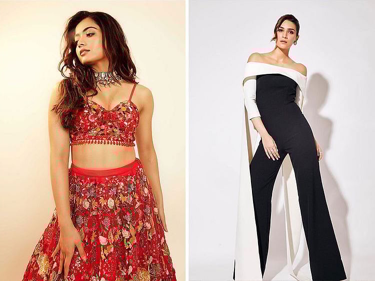 Rashmika Mandanna and Kriti Sanon