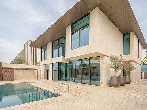 The Jumeirah Bay Island, shaped like a seahorse, is one of the most coveted areas in Dubai.