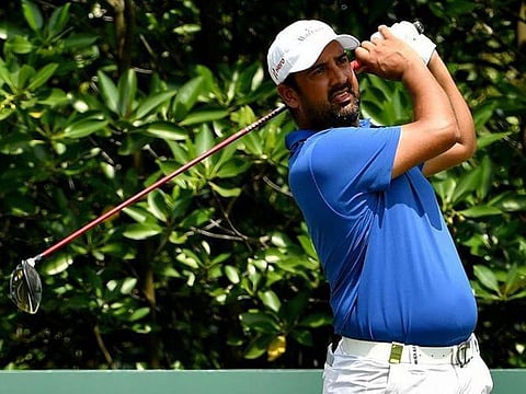 Dubai-based Shiv Kapur on the course during the  $500,000 Mandiri Indonesia Open 2022 on Asian Tour at Pondok Indah Golf Course in Indonesia..