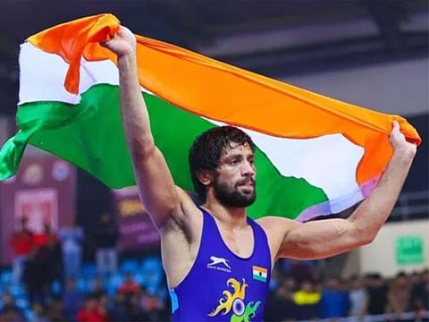  The day belonged to the wrestlers, especially Ravi Dahiya, Vinesh and Naveen who bagged three gold medals on Saturday. 