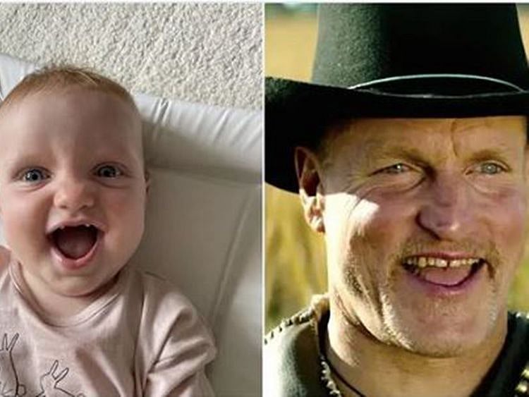 Woody Harrelson with his newfound doppleganger