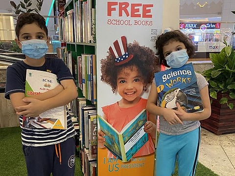 The BOOKHERO initiative is being held until September 4, with hundreds of books on display at the Oasis Centre Atrium.