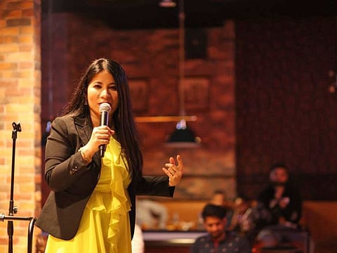 Cracking a joke and making people laugh is not easy, says Imah Dumagay, a Filipina stand-up comedian in Dubai.