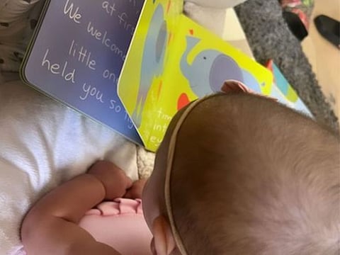  “Sundays are for reading,” the doting mommy Priyanka captioned the post.