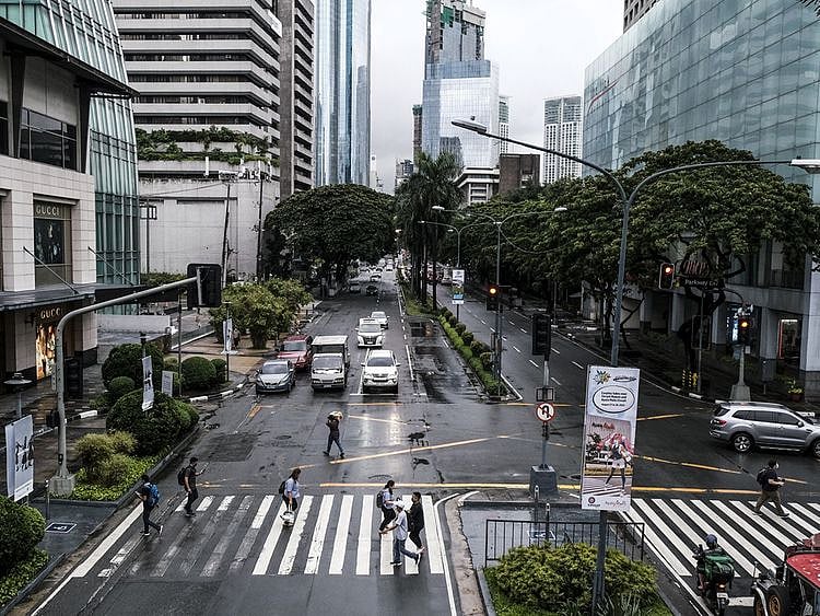 Stock - Manila skyline / Philippines