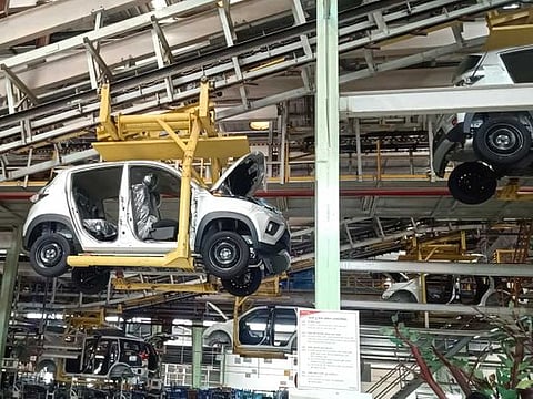 Mahindra’s automotive plant in Pune, Maharashtra. India’s oldest conglomerates are expanding their portfolio to adapt to changing market conditions
