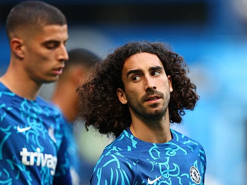 Chelsea's Marc Cucurella (right).