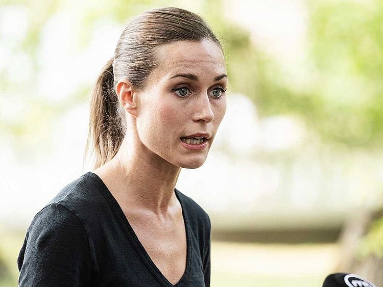 Prime minister of Finland Sanna Marin