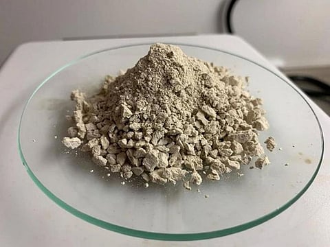 Metha quinol that was seized from the passenger.