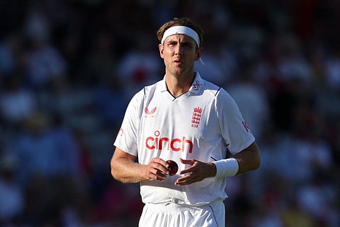 England's Stuart Broad.