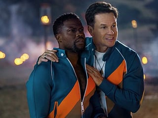 Film review: In ‘Me Time,’ Wahlberg and Hart make some trouble