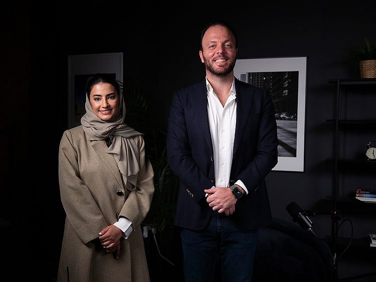 In the first episode of Future Now podcast series, Nada Taryam (left), Managing Director of Civil and Architectural Projects at Beeah, and host Ihsan Anabtawi, COO and CMO of Microsoft UAE, discuss how smart buildings help in the quest for sustainability