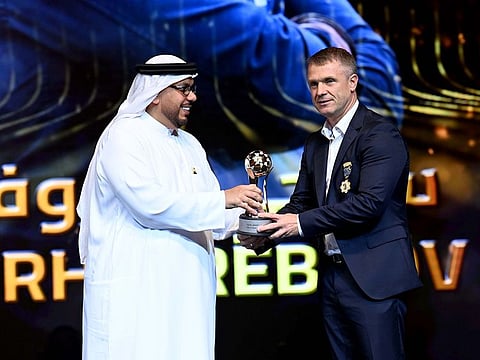 Sergiy Rebrov won the Leader Award for the best coach.