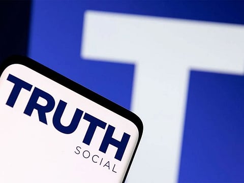  The Truth social network logo is seen displayed in this picture illustration taken February 21, 2022.
