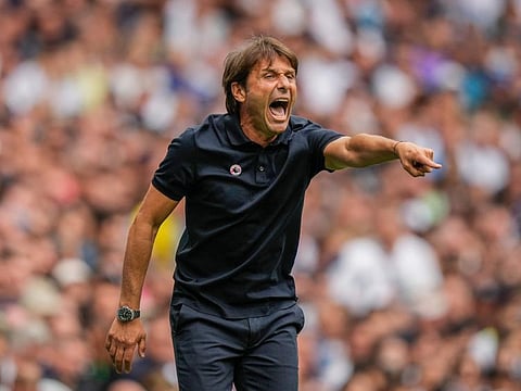 Tottenham coach Antonio Conte.