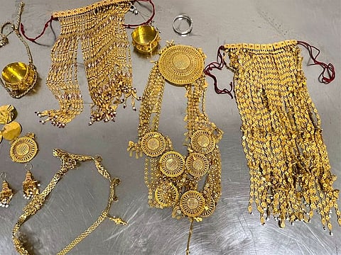  An Asian man held at the Sharjah International Airport on charges of gold smuggling. Photo for illustrative purpose only