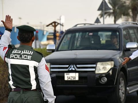  Dubai Police advised motorists to take caution and follow the traffic rules.