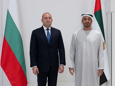 UAE president meets Bulgarian counterpart to discuss strengthening relations