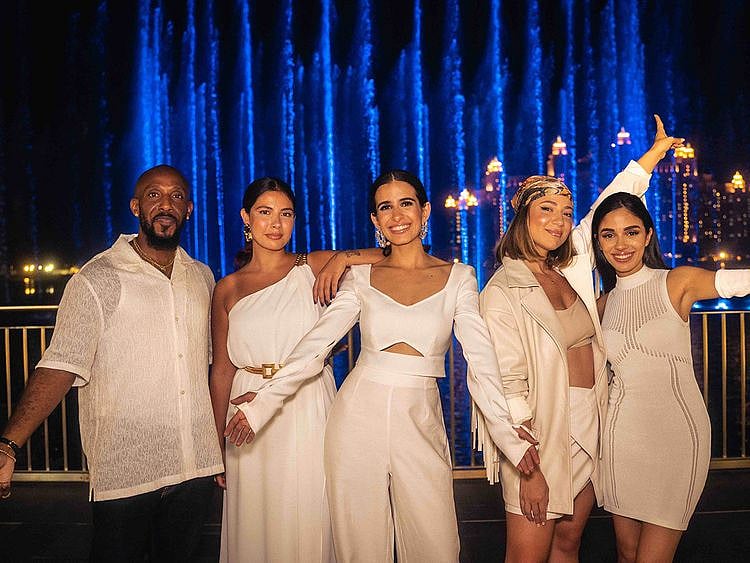 The artists who are part of RELM are Emirati singer and songwriter Hamdan Al Abri (also known as Abri); Palestinian singer and songwriter, Noel Kharman; Syrian composer, singer and Qanun player Nagham Debal; French Lebanese singer and performer Lea Makhoul; and Iraqi-Belgian singer and songwriter Sandra Sahi.