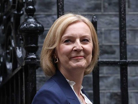 Liz Truss, UK prime minister, departs 10 Downing Street to attend her weekly questions and answers session in Parliament in London 