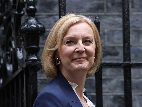 Liz Truss, UK prime minister, departs 10 Downing Street to attend her weekly questions and answers session in Parliament in London 