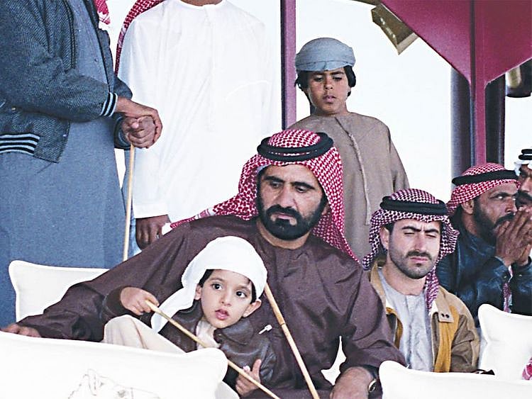 Sheikh Hamdan shares photos from his childhood