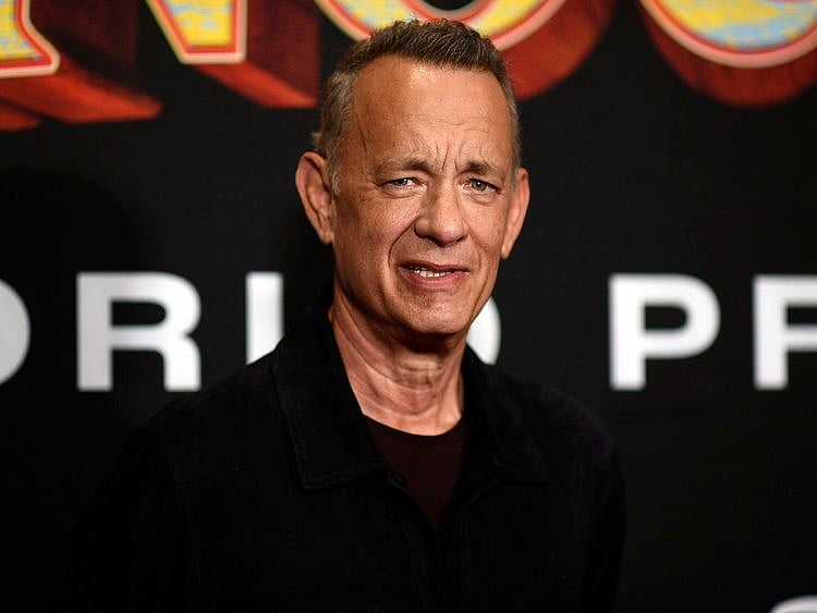 Tom Hanks arrives at the world premiere of "Pinocchio" on Wednesday September 7, 2022, at Walt Disney Studios in Burbank, Calif.